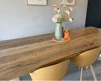 Eikenhouten eetkamertafel - 240 lang, Huis en Inrichting, Tafels | Eettafels, Ophalen, Gebruikt, 100 tot 150 cm, Eikenhout