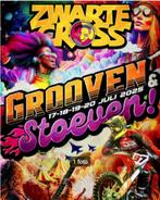10x Zwarte cross camping kaart ingang zuid, Eén persoon, Meerdaags