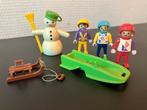 Playmobile 3688 - sneeuwman en kinderen, Ophalen, Gebruikt