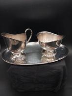 Verzilverd roomstel van Douwe Egberts, Antiek en Kunst, Antiek | Goud en Zilver, Ophalen of Verzenden