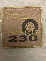5x5 borstembleem 230 MZWTCIE, Verzamelen, Militaria | Algemeen, Verzenden, Landmacht, Nederland, Embleem of Badge
