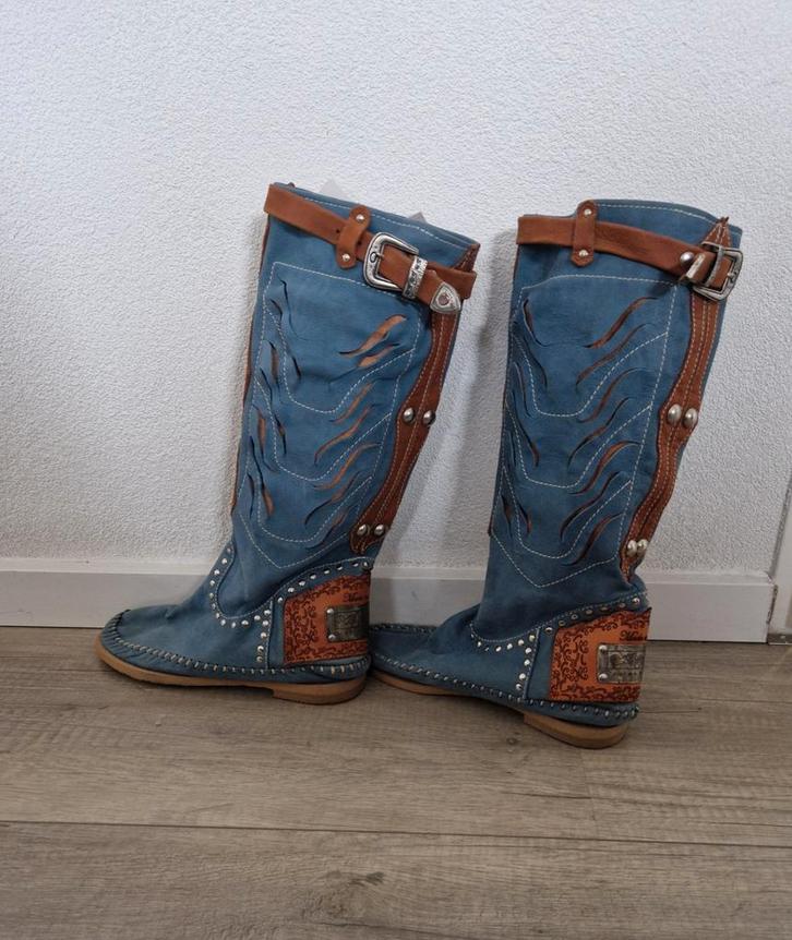 Karma of charme laarzen leren leer maat 38 39 blauw laars, Kleding | Dames, Schoenen, Zo goed als nieuw, Hoge laarzen, Blauw, Ophalen of Verzenden