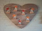 decoratiehart hout, Ophalen, Gebruikt