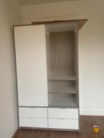 Moderne Kledingkast met Schuifdeuren, Ophalen, Kunststof, 100 tot 150 cm, Zo goed als nieuw