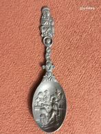 Tinnen lepel 18 cm De Tandmeester van Jan Steen, Antiek en Kunst, Ophalen of Verzenden