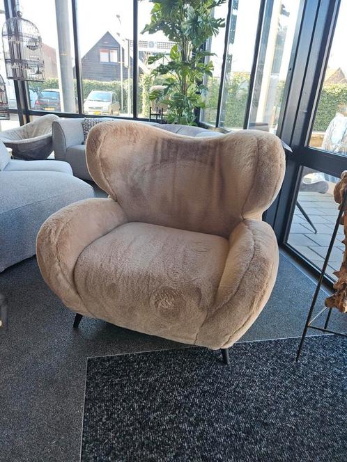 Fauteuil BEER bunny stof love seat, Huis en Inrichting, Fauteuils, Nieuw, Leer, Stof, Ophalen of Verzenden