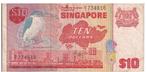 Singapore, 10 dollar, 1976, Postzegels en Munten, Bankbiljetten | Azië, Los biljet, Zuidoost-Azië, Ophalen of Verzenden