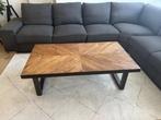 Mooie salontafel, 100 tot 150 cm, Teakhout, Zo goed als nieuw, Minder dan 50 cm