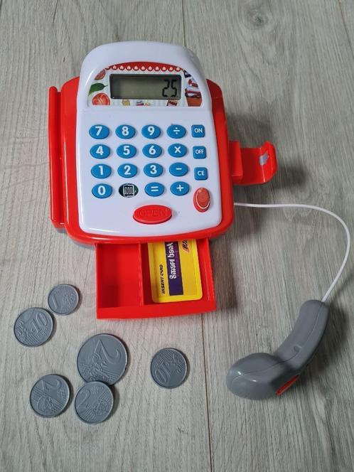 Speelgoed kassa, Kinderen en Baby's, Speelgoed | Speelkeukens, Gebruikt, Speelkeuken-accessoire, Kunststof, Ophalen