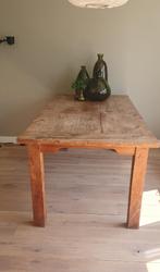 robuuste, rustieke tafel, Huis en Inrichting, 200 cm of meer, 50 tot 100 cm, Gebruikt, Rechthoekig