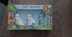 Cat soaps 3 stuks vintage, Verzamelen, Ophalen of Verzenden