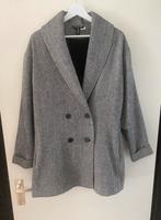 H&M double breasted oversized jas grijs maat M, nieuw, Maat 38/40 (M), H&M, Nieuw, Ophalen of Verzenden