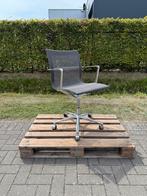 3X ICF UNA bureaustoel netweave, Gebruikt, Ophalen of Verzenden, Grijs, Bureaustoel