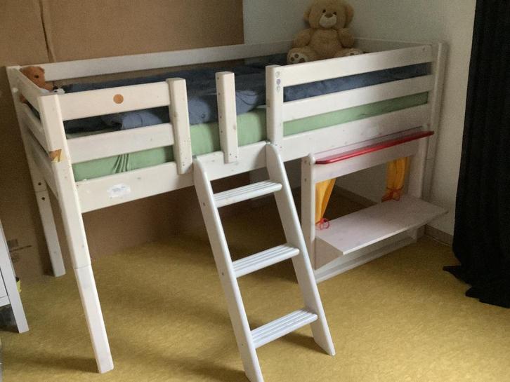 Flexa kinderbed / hoogslaper, Kinderen en Baby's, Kinderkamer | Stapelbedden en Hoogslapers, Gebruikt, Hoogslaper, Ophalen