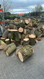 Eiken, Tuin en Terras, Haardhout, 6 m³ of meer, Ophalen of Verzenden, Blokken