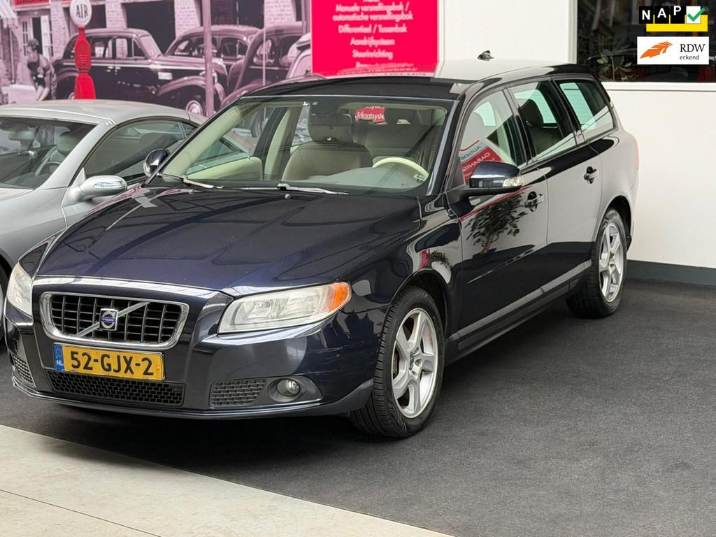 Volvo V70 2.4D Kinetic rijd goed, Auto's, Voorwielaandrijving, 15 km/l, Blauw, 163 pk