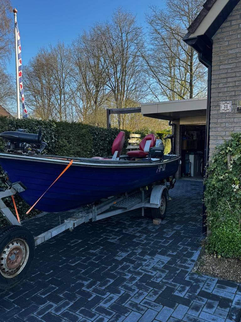 Complete visboot merk Rana, Ophalen, 10 tot 30 pk, Gebruikt, Tot 6 meter