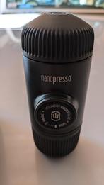 Wacaco Nanopresso Draagbare Espressomachine - espresso to go, Ophalen of Verzenden, Zo goed als nieuw, Espresso apparaat, Gemalen koffie