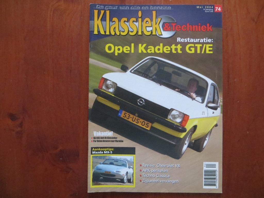 Klassiek & Techniek 74 Opel Kadett GT/E, Mazda MX-5 aankoop, Ophalen of Verzenden, Nieuw, Opel