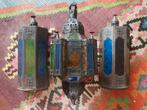 Set antieke Moorse Arabische lampen; 1 hanglamp + 2 wandlamp, Gebruikt, 50 tot 75 cm, Ophalen of Verzenden, Glas