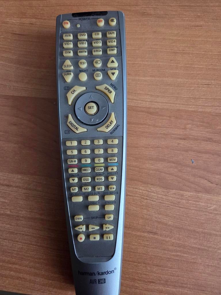 Harman Kardon AVR 340 Afstandsbediening - Getest & Werkend, Audio, Tv en Foto, Afstandsbedieningen, Ophalen of Verzenden, Gebruikt