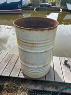 Twee metalen vuurtonnen, Ophalen, Gebruikt, Vuurton