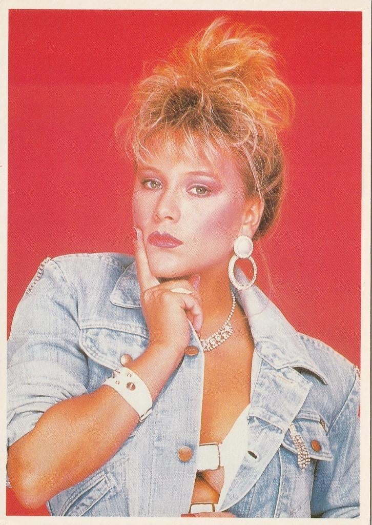 Kaart Samantha Fox, Verzenden, Ongelopen, Sterren en Beroemdheden