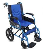 Lichtgewicht opvouwbare rolstoel, Ophalen, Inklapbaar, Zo goed als nieuw, Duwrolstoel