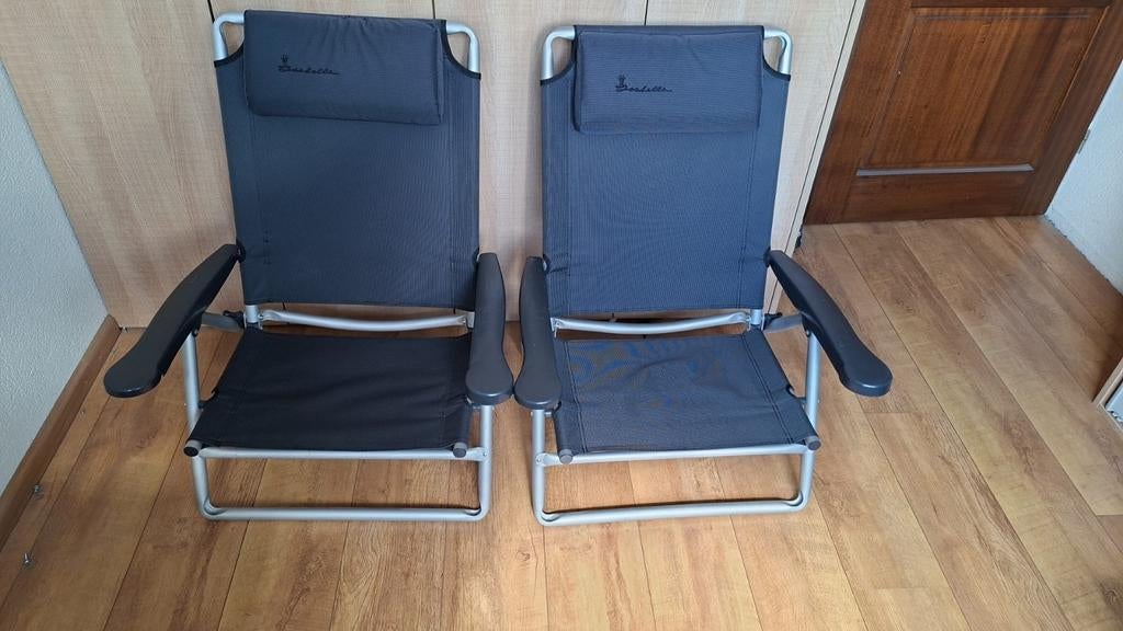 Isabella strandstoelen twee stuks, Ophalen, Gebruikt, Campingstoel