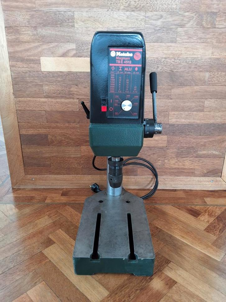 Metabo TB E 4512 (Flott TB 10 STW) in nieuwstaat, Doe-het-zelf en Verbouw, Gereedschap | Boormachines, Zo goed als nieuw, Kolomboormachine