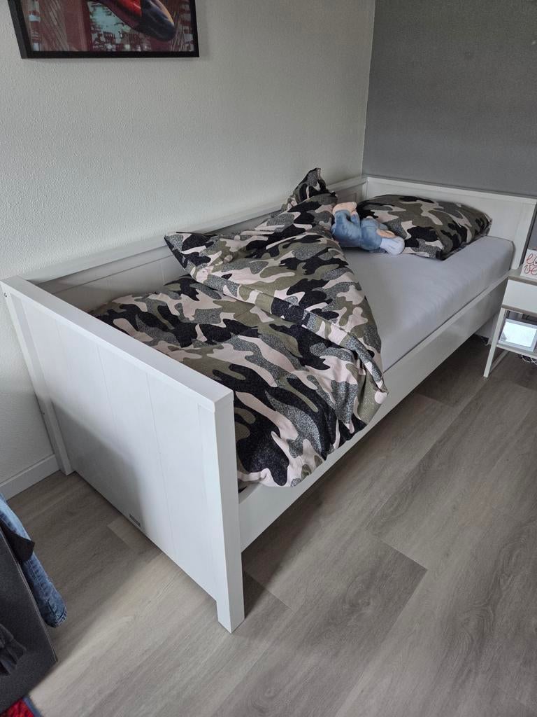 Bopita bedbank 90x200 + XXL kast, Ophalen of Verzenden, Zo goed als nieuw, Eenpersoons