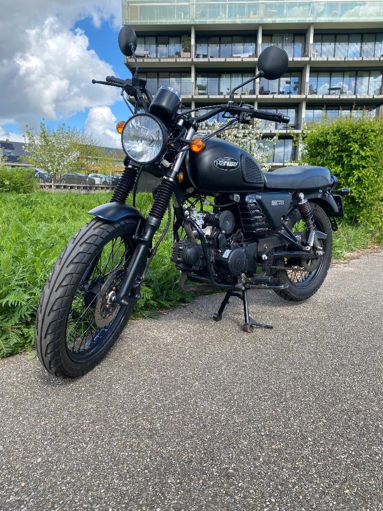 Hanway Raw 50 Zwart LIMITED (2024), Ophalen, Maximaal 45 km/u, Zo goed als nieuw, 4 versnellingen