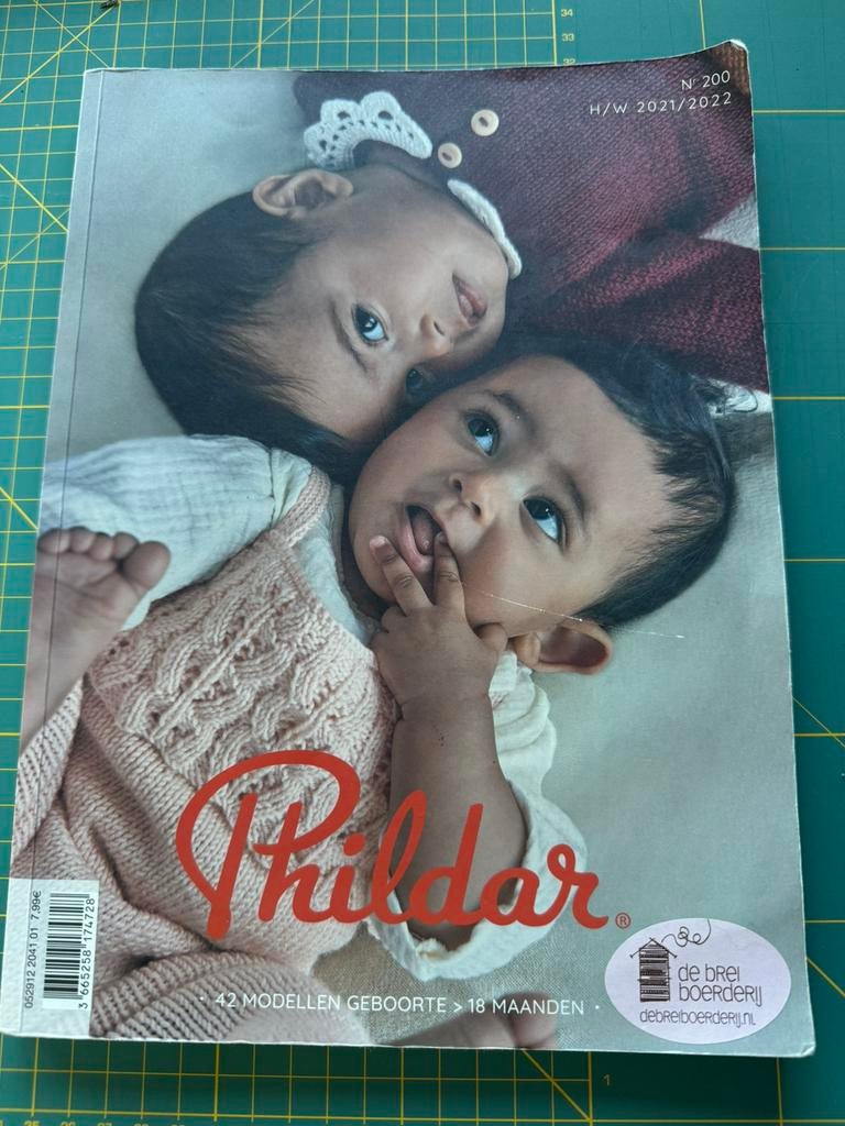 Dik breiboek nr. 200 Phildar en dun boekje Breimeisje, Hobby en Vrije tijd, Breien en Haken, Ophalen of Verzenden