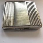 Antieke Poederdoos Alpaca, Ophalen of Verzenden, Zilver