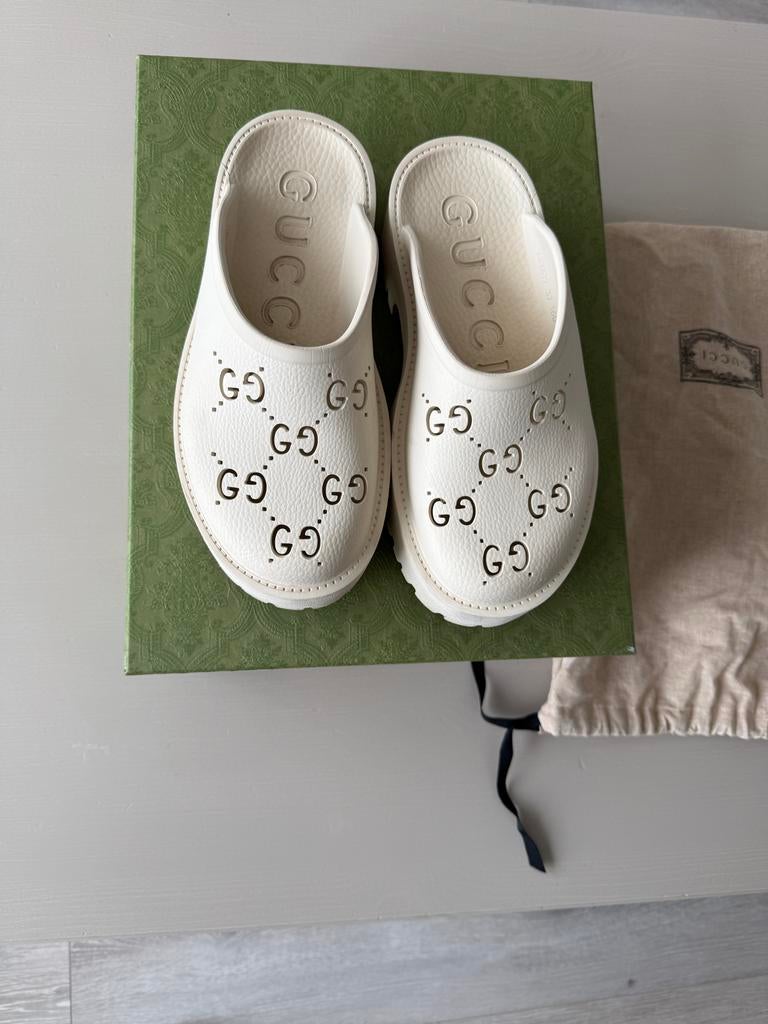 Gucci clogs wit maat 37, Kleding | Dames, Schoenen, Ophalen, Wit, Sandalen of Muiltjes, Zo goed als nieuw