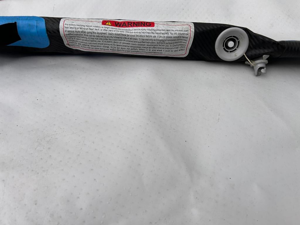 MMS Airtrack turnmat 4 meter, Sport en Fitness, Turnen, Kindermaat 122 t/m 140, Ophalen, Zo goed als nieuw, Materiaal