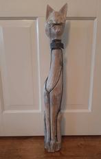 HOUTEN POES, Verzamelen, Beelden en Beeldjes, Ophalen, Zo goed als nieuw, Dier