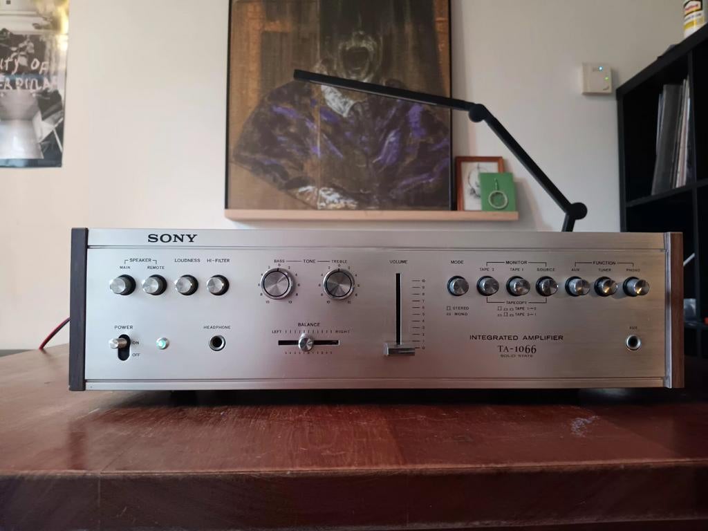 Sony ta 1066 vintage integrated amplifier, Audio, Tv en Foto, Versterkers en Receivers, Gebruikt, Ophalen of Verzenden, Sony, Minder dan 60 watt