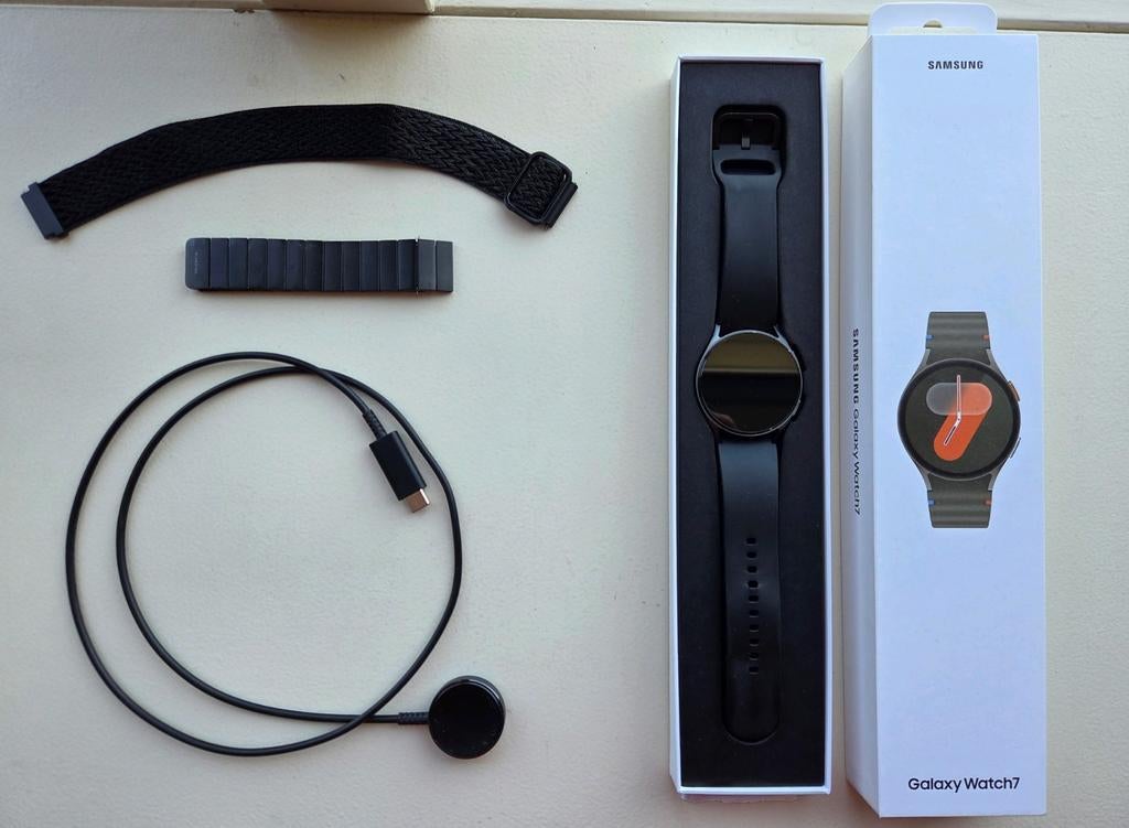 Samsung galaxy watch 7, Ophalen, Zwart, Samsung ⌚️, Zo goed als nieuw