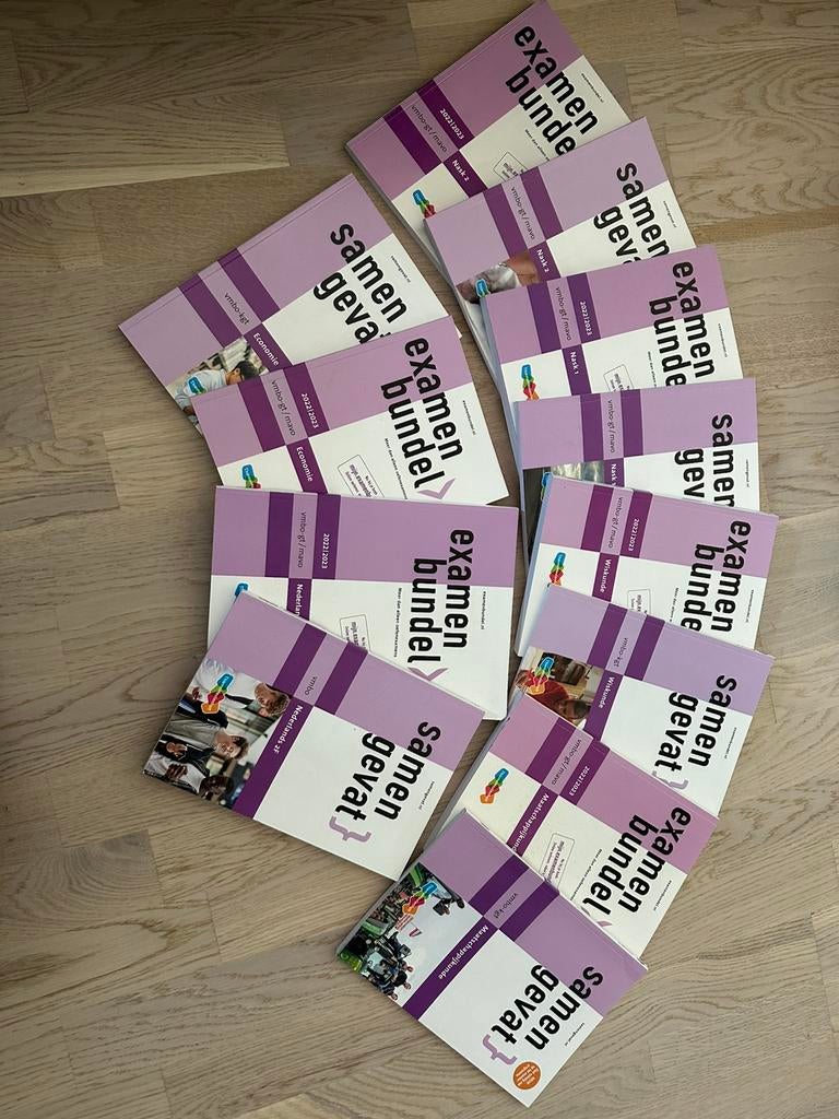 VMBO examenbundels en samengevat 2022-23, Ophalen of Verzenden, Zo goed als nieuw, VMBO, Overige vakken