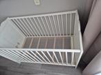 Wit babybedje met matras, Ophalen of Verzenden, Zo goed als nieuw, Ledikant