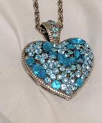 Azure Crystal Heart, Overige materialen, Blauw, Ophalen of Verzenden, Zo goed als nieuw