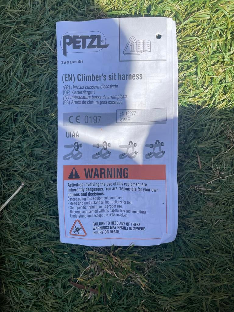 Petzl Adama klimgordel maat M, Ophalen, Zo goed als nieuw, Klimsport-accessoire
