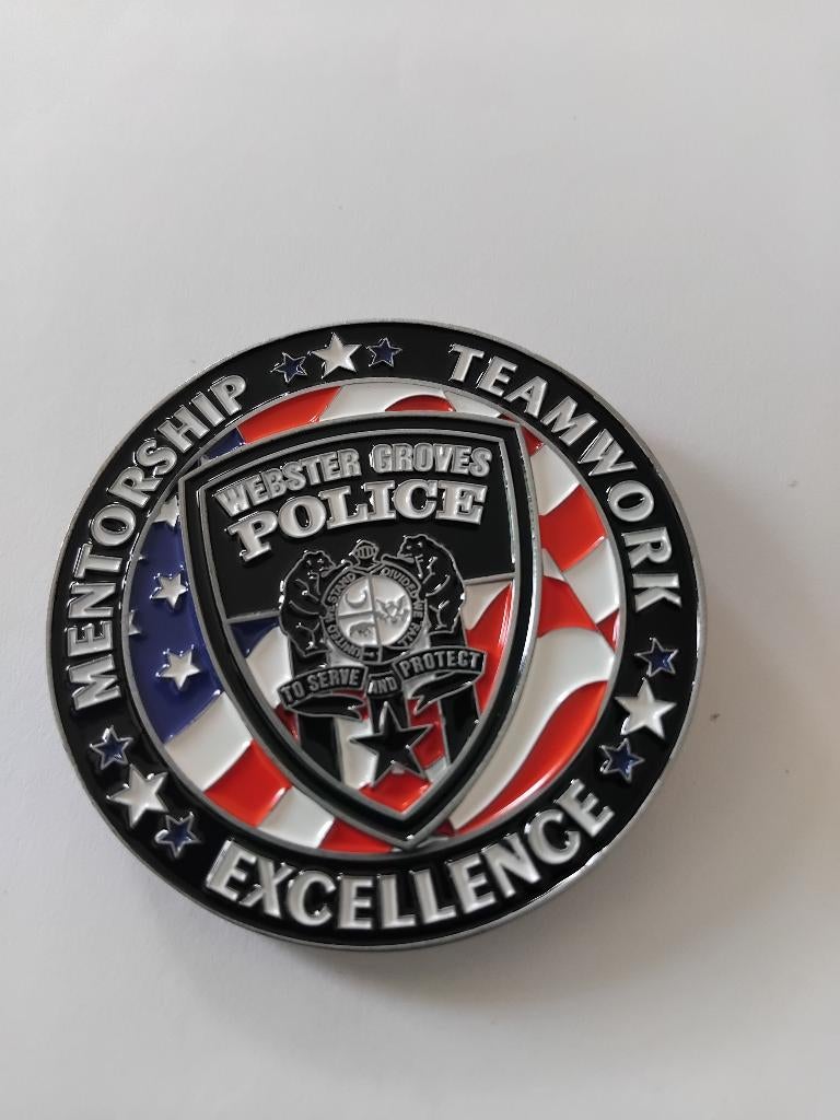 Munt Webster  Groves Police, Verzenden, Noord-Amerika, Losse munt