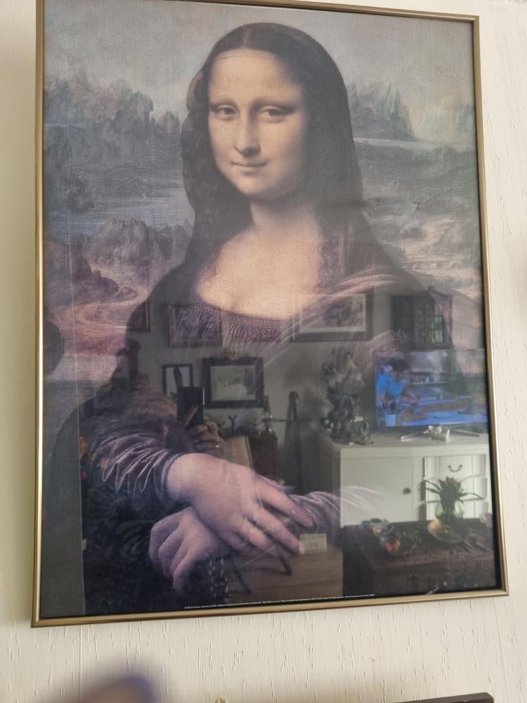 Mona Lisa afbeelding, Ophalen of Verzenden