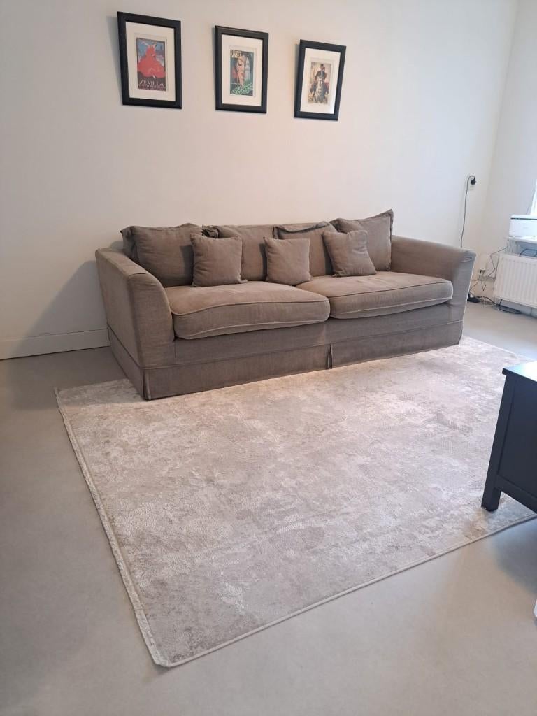 Luxe Riviera Maison 3-zits bank, diepe zit – vraagprijs €300, Huis en Inrichting, Banken | Bankstellen, Ophalen, 250 tot 300 cm