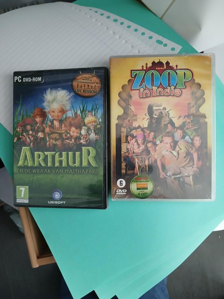 DVD's: Arthur en Zoop in India, Vanaf 6 jaar, Ophalen of Verzenden, Zo goed als nieuw