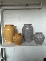 Vintage artdeco spikkelvazen, Huis en Inrichting, Ophalen, Overige kleuren, Aardewerk of Porselein, Zo goed als nieuw