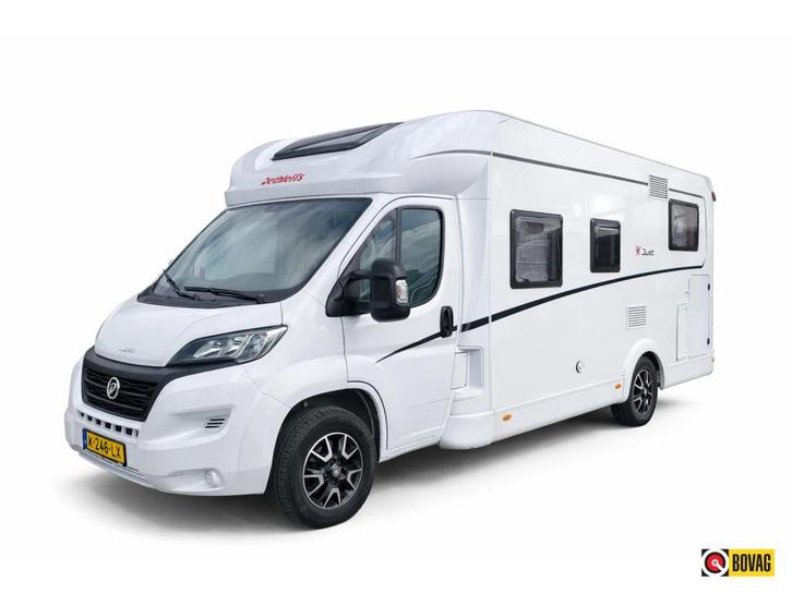 Dethleffs Just 90 T 6812 EB, Caravans en Kamperen, Campers, Bedrijf, tot en met 2, Half-integraal, Dethleffs, Fiat, Diesel, Handgeschakeld