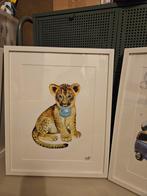 Fleur des fleurs Lion (blue)  posters in lijst, Ophalen, Zo goed als nieuw, 180 cm of meer